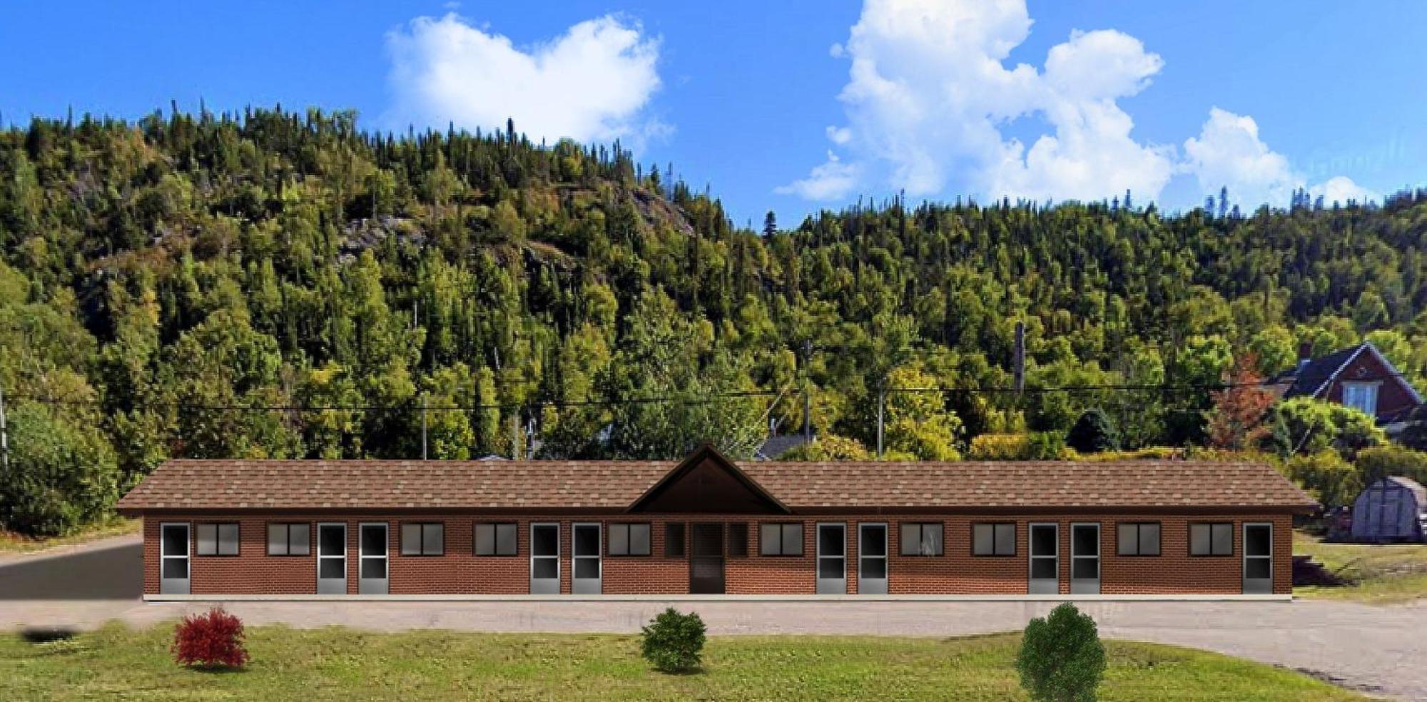 Sunset Motel Schreiber Exterior photo